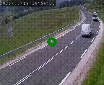 Webcam routière au niveau du col de la Chavade en Ardèche, sur la N102 à 1266 mètres d'altitude