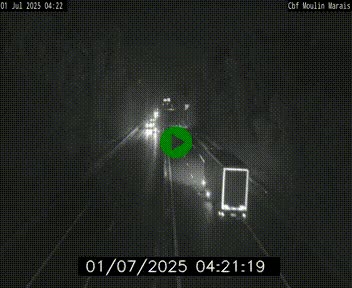 Webcam sur le périphérique de Nantes (N844) entre la Porte de Saint-Luce et la Porte d'Anjou, à l'est de la ville