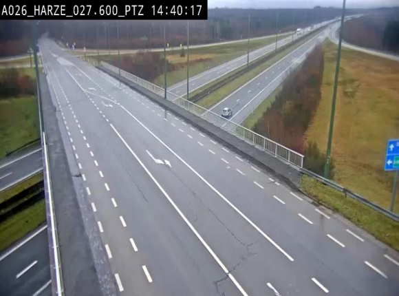 Caméra autoroute Belgique - Sougné-Remouchamps,E25 direction Luxembourg