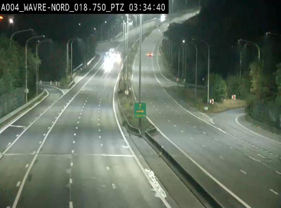 Webcam traffic E411(A4) - BK 18.7 - Bierges (Wavre Nord)