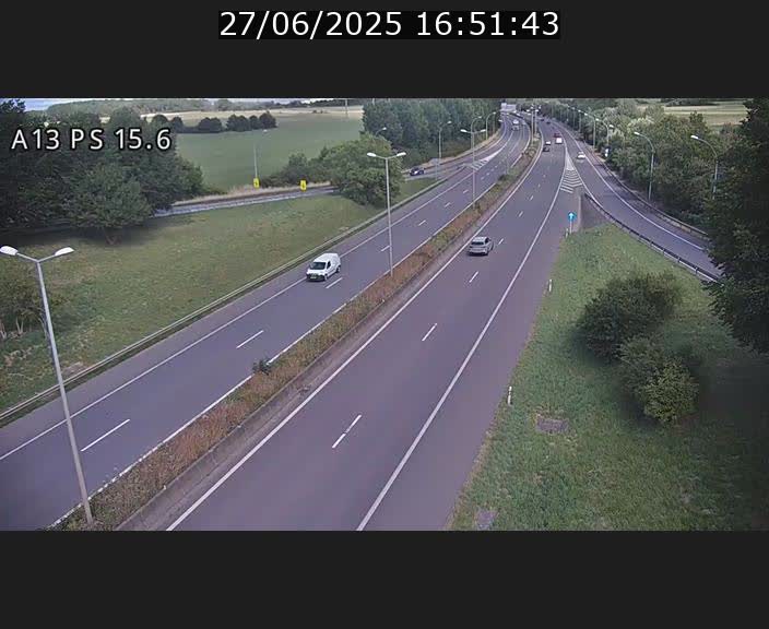 Traffic live webcam Luxembourg Kayl - A13 direction Dudelange - BK 15.6