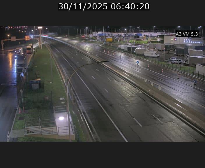 Traffic live webcam Luxembourg Aire de Berchem - A3 - BK 5 - direction France