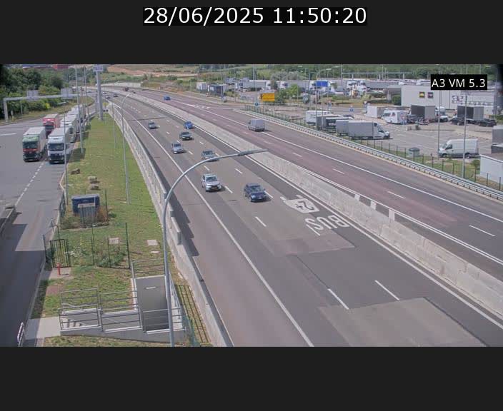 Traffic live webcam Luxembourg Aire de Berchem - A3 - BK 5 - direction France