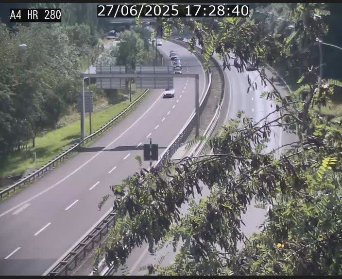 Webcam traffic A4 Luxembourg - BK 0.2 - P+R Bouillon (direction Luxembourg)