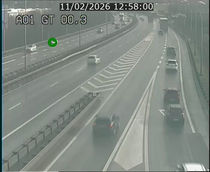 Traffic live webcam Luxembourg Croix de Gasperich - A1 direction Kirchberg - BK 0.3