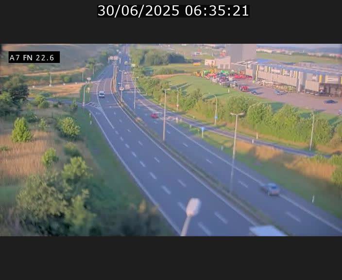 Caméra trafic Luxembourg - A7, Colmar-berg direction Mersch
