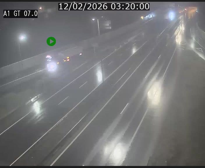 Traffic live webcam Luxembourg Cents - A1 direction Kirchberg - BK 7