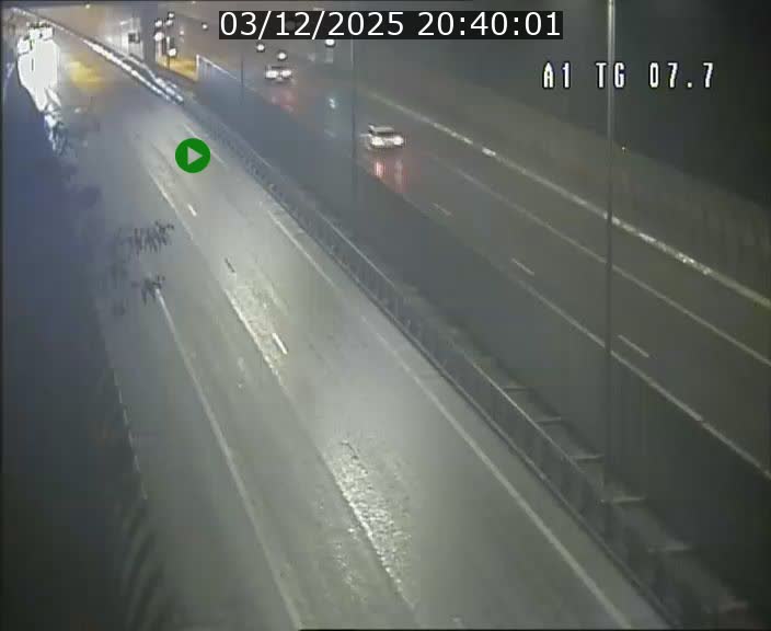 Traffic live webcam Luxembourg Kirchberg - A1 direction Luxembourg-ville - BK 7.7