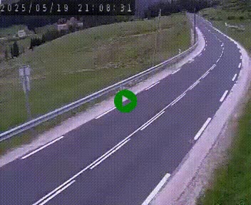 Webcam routière au niveau du col de la Chavade en Ardèche, sur la N102 à 1266 mètres d'altitude