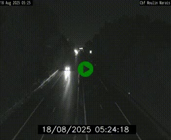 Webcam sur le périphérique de Nantes (N844) entre la Porte de Saint-Luce et la Porte d'Anjou, à l'est de la ville