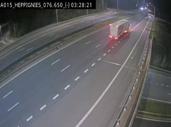 Webcam autoroute Belgique - Heppignies - E42 direction Namur - BK 76.4