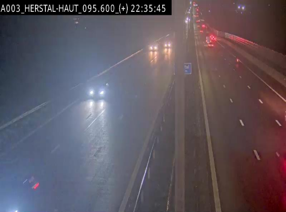 Webcam autoroute Belgique - Herstal - E40 direction Aix-la-Chapelle - BK 97
