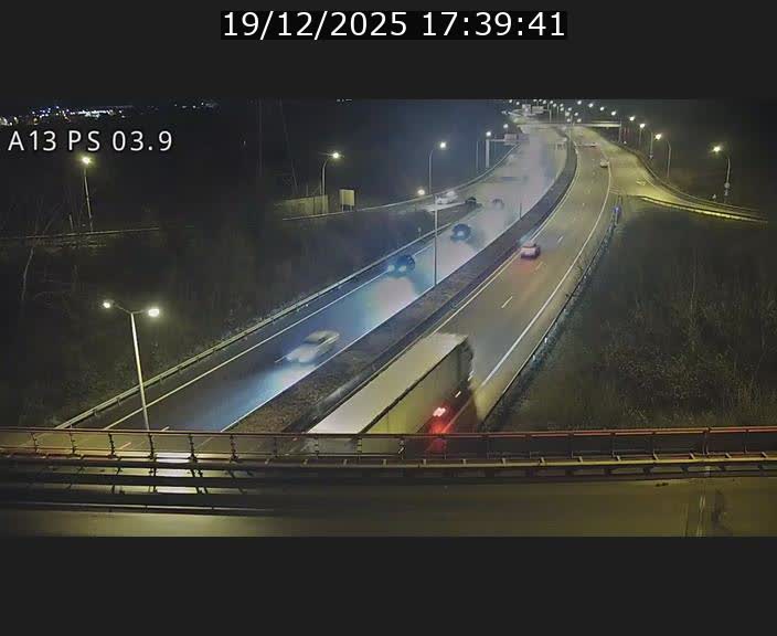 Traffic live webcam Luxembourg Differdange - A13 direction Esch-sur-Alzette - BK 3.9