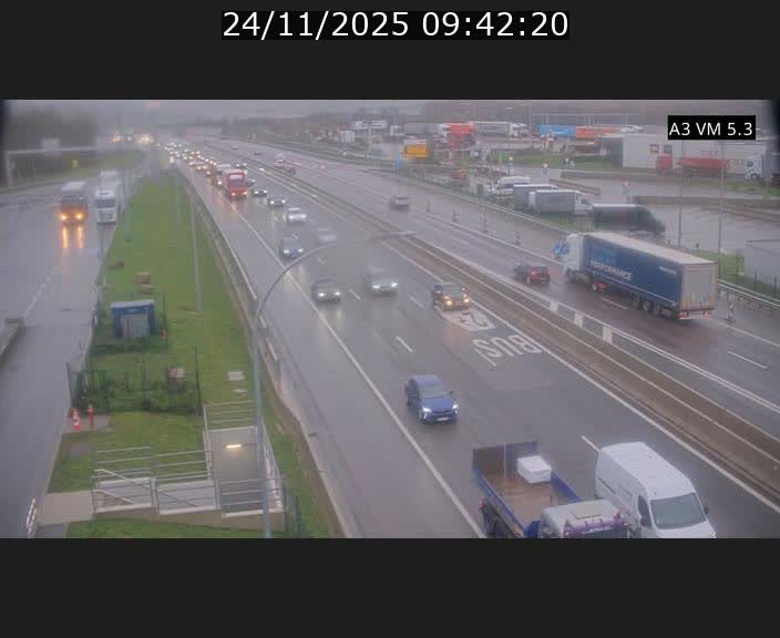 Traffic live webcam Luxembourg Aire de Berchem - A3 - BK 5 - direction France