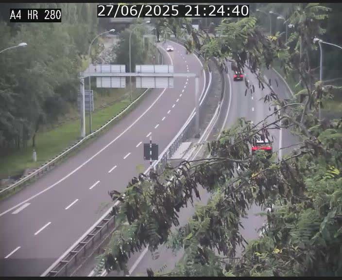 Webcam traffic A4 Luxembourg - BK 0.2 - P+R Bouillon (direction Luxembourg)