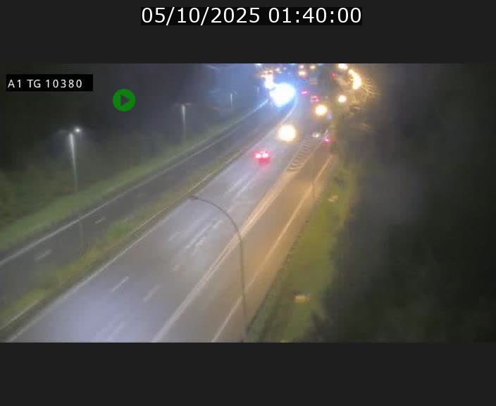 Traffic live webcam Luxembourg Senningerberg - A1 direction Luxembourg Kirchberg - BK 10.3