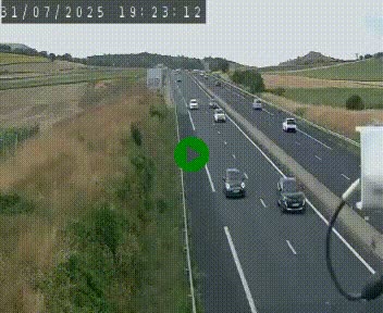 Caméra autoroute A75 à hauteur de Le Crest, en direction de Montpellier