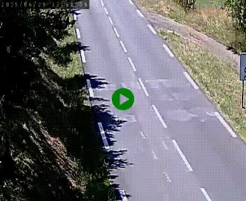 Caméra routière France - N102, au niveau du col de Montmirat à Saint-Etienne-du-Valdonnez à 1039 mètres d'altitude