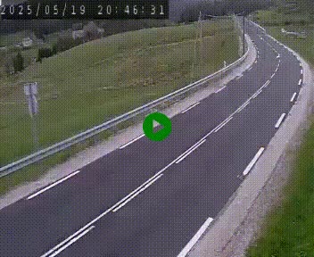 Webcam routière au niveau du col de la Chavade en Ardèche, sur la N102 à 1266 mètres d'altitude