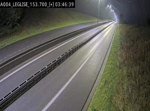 Webcam autoroute E411 à hauteur de Léglise, en direction de Luxembourg