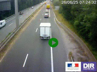 Webcam sur la nationale N90 à Gilly-sur-Isère, en direction et à proximité d'Albertville