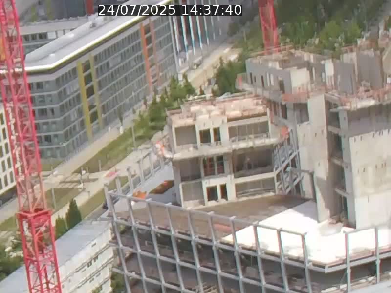 Webcam sur l'avenue John Fitzgerald Kennedy (N51) avec vue orientée vers le Findel