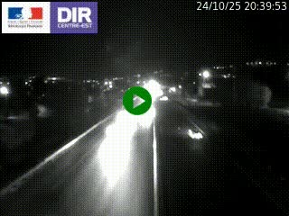 Caméra autoroute à Saint-Etienne (Les Littes) à hauteur du Ikea Saint-Etienne sur l'A72 en direction de Roanne
