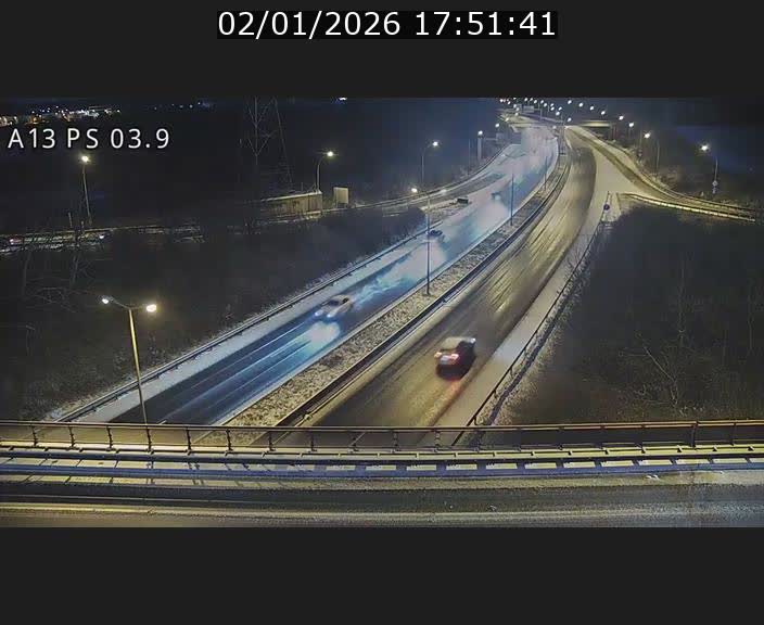 Traffic live webcam Luxembourg Differdange - A13 direction Esch-sur-Alzette - BK 3.9