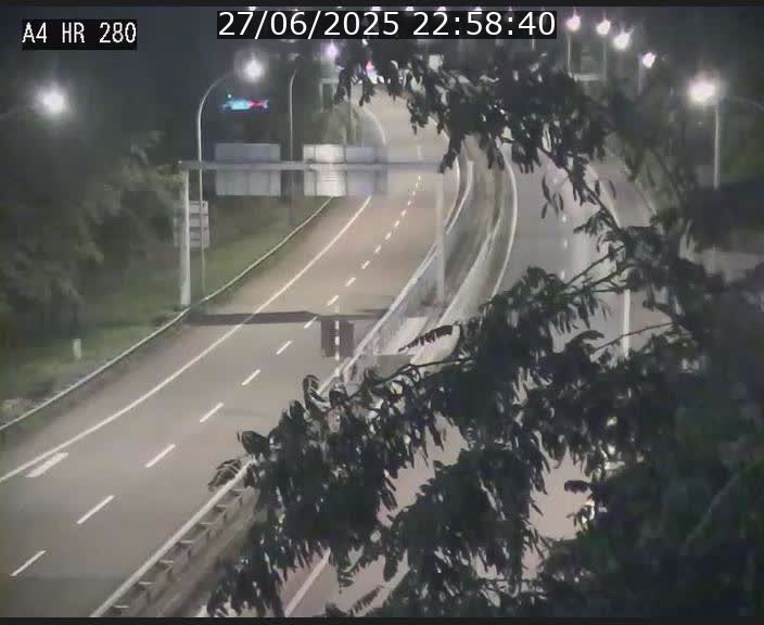 Webcam traffic A4 Luxembourg - BK 0.2 - P+R Bouillon (direction Luxembourg)