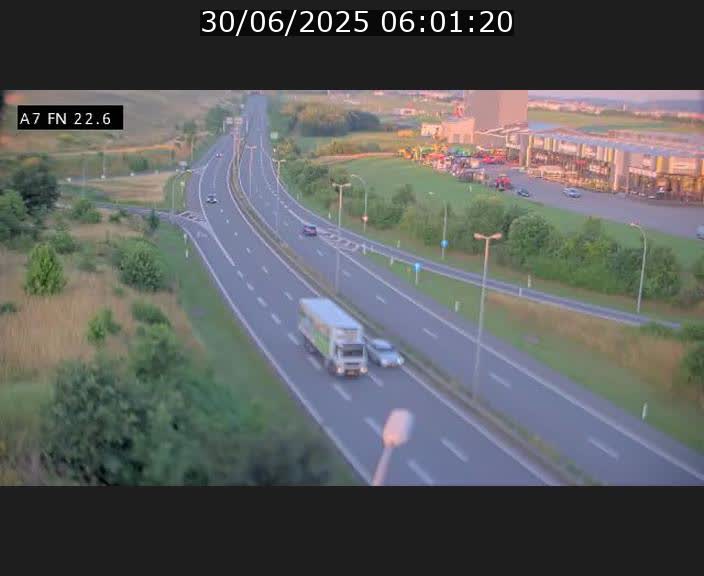 Caméra trafic Luxembourg - A7, Colmar-berg direction Mersch