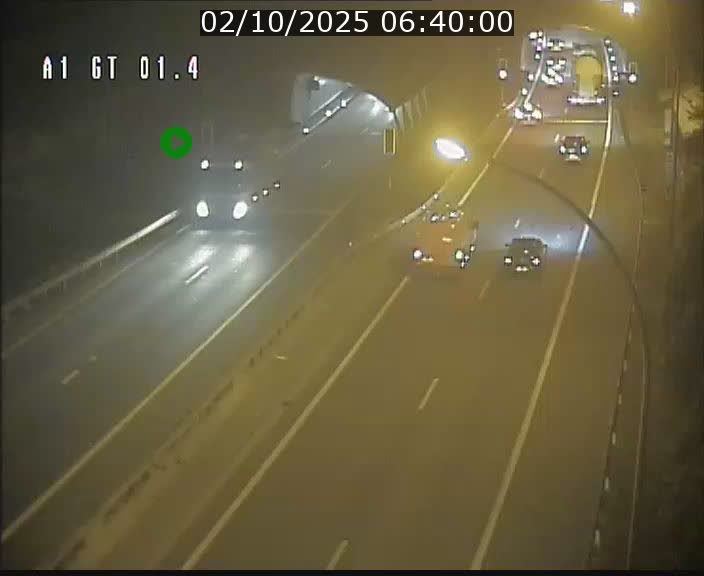 Traffic live webcam Luxembourg Hesperange - A1 direction Kirchberg - BK 1.4