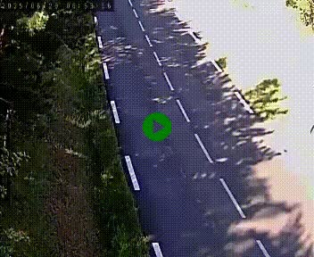 Caméra routière France - N102, au niveau du col de Montmirat à Saint-Etienne-du-Valdonnez à 1039 mètres d'altitude