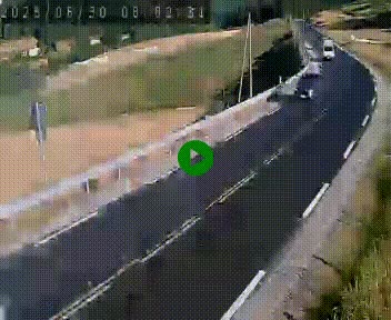 Webcam routière au niveau du col de la Chavade en Ardèche, sur la N102 à 1266 mètres d'altitude