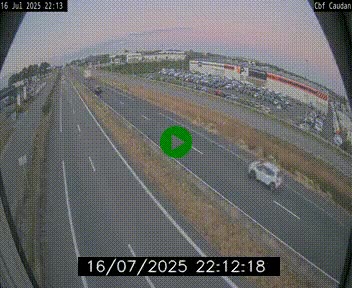 Webcam sur la N165 à hauteur de Caudan, dans le Morbihan.