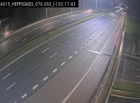 Webcam autoroute Belgique - Heppignies - E42 direction Namur - BK 76.4