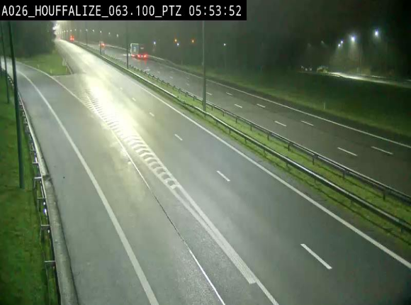 Caméra autoroute Belgique - Houffalize, E25 direction Liège