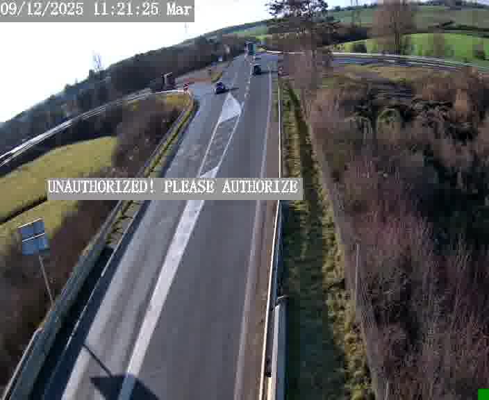 Point de vue trafic déployé sur D181a (France) à Sainte Marie aux Chênes, regardant vers Homecourt, aidant conducteurs et services à anticiper les flux.