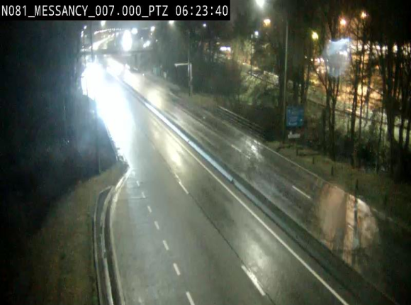 Webcam sur la N81 (E411) à hauteur du Cora Messancy. Vue orientée vers Arlon