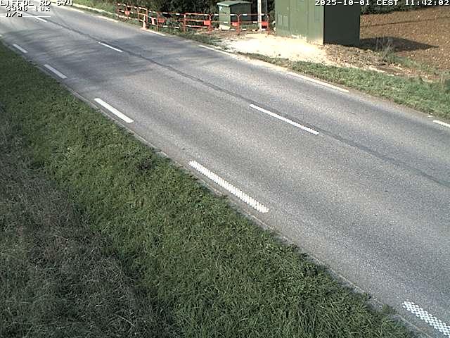 Webcam à Liffol-le-Grand dans le département des Vosges sur la D674 en direction de la Haute-Marne