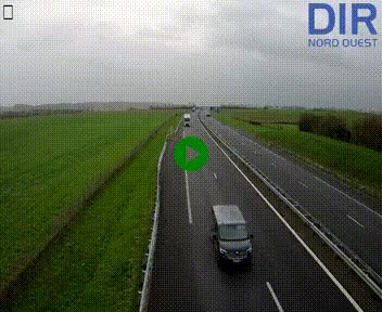 Webcam sur A84 à hauteur de l'échangeur de Poilley avec la N175, au sud d'Avranches
