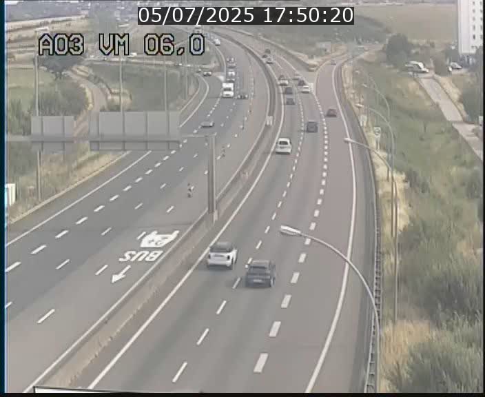 Traffic live webcam Luxembourg Aire de Berchem - A3 - BK 6 - direction France