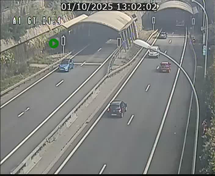 Traffic live webcam Luxembourg Hesperange - A1 direction Kirchberg - BK 1.4