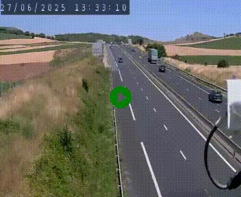 Caméra autoroute A75 à hauteur de Le Crest, en direction de Montpellier