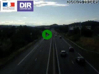 Caméra autoroute à Saint-Etienne (Les Littes) à hauteur du Ikea Saint-Etienne sur l'A72 en direction de Roanne