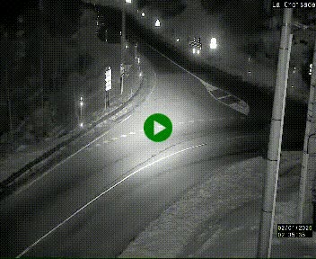 Webcam au carrefour de la croisade, à la jonction entre la N22 et la N320, avant le poste de douane franco-andorrane. Webcam à 1790 mètres d'altitude