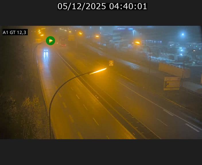 Traffic live webcam Luxembourg Senningerberg - A1 direction Allemagne - BK 12.3