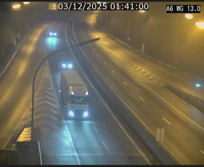 Traffic live webcam Luxembourg Mamer - A6 - BK 13 - direction Luxembourg/France/Allemagne