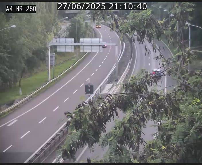 Webcam traffic A4 Luxembourg - BK 0.2 - P+R Bouillon (direction Luxembourg)