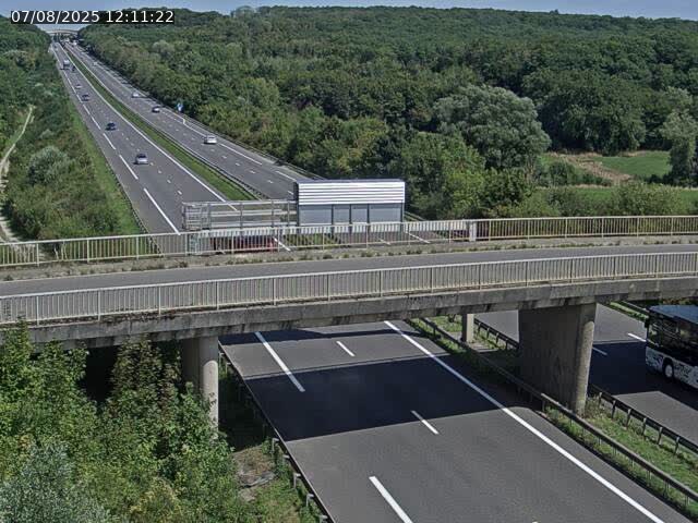 Caméra autoroute France - A31, Zoufftgen direction Luxembourg-ville, à la frontière entre la France et le Luxembourg