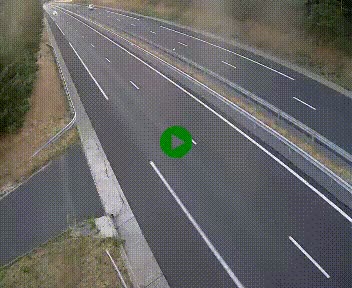 Caméra autoroute A75 à hauteur du col des Issartets en direction de Montpellier
